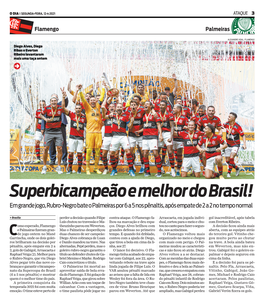 Superbicampeão E Melhor Do Brasil! Em Grande Jogo, Rubro-Negro Bate O Palmeiras Por 6 a 5 Nos Pênaltis, Após Empate De 2 a 2 No Tempo Normal