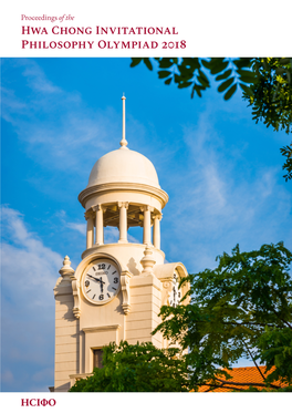 Hwa Chong Invitational Philosophy Olympiad 2018