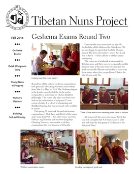 2014 Fall Newsletter