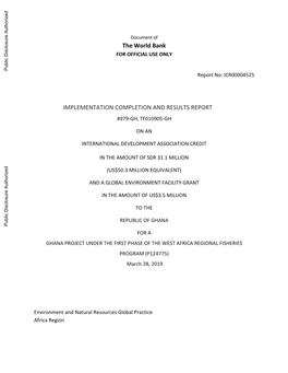 World Bank Document