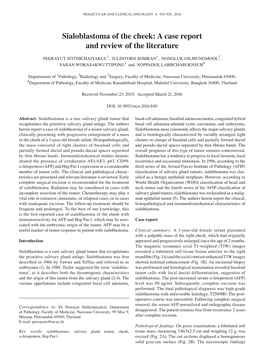 Sialoblastoma of the Cheek: a Case Report and Review of the Literature