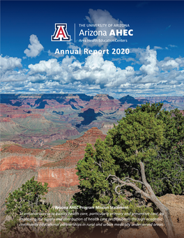 Arizona AHEC Annual Report, 2020