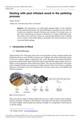 Dealing with Pest Infested Wood in the Pelleting Process