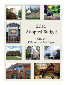 2015 Adopted Budget City of Kalamazoo, Michigan