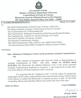 Allotment of Emp Code.Pdf