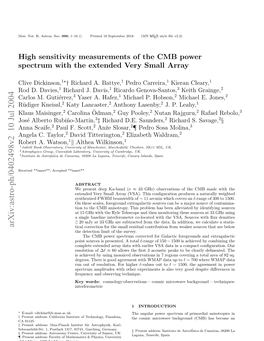 High Sensitivity Measurements of the CMB Power Spectrum with the Extended Very Small Array