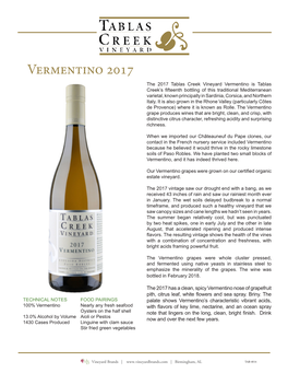 Vermentino 2017