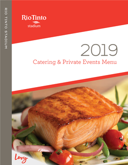 Catering & Private Events Menu