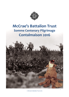 Mccrae's Battalion Trust