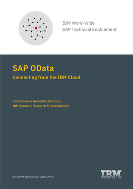 SAP Odata Connecting from the IBM Cloud