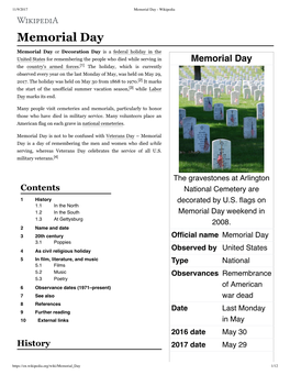 Memorial Day - Wikipedia