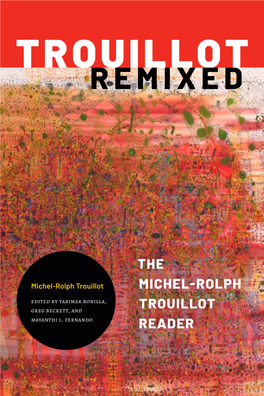 Rolph Trouillot MICHEL-ROLPH