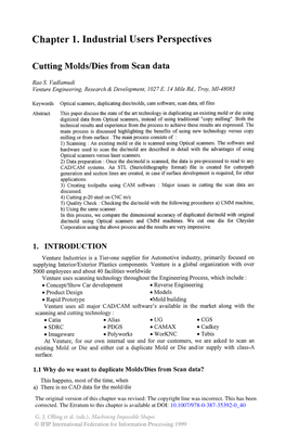 Chapter 1. Industrial Users Perspectives