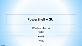 Powershell 2.0 A