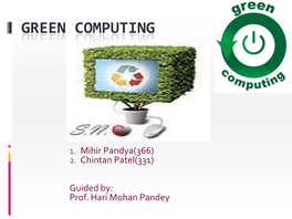 Green Computing