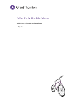 Belfast Public Hire Bike Scheme