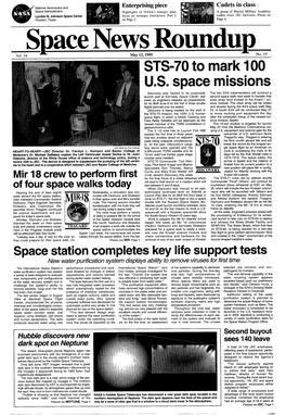 STS-70To Mark100 U.S. Space Missions