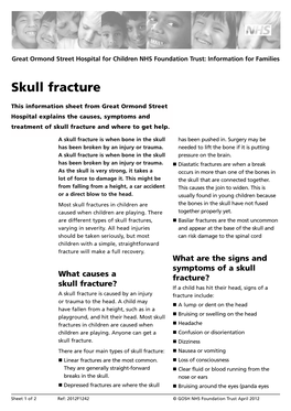 Skull Fracture