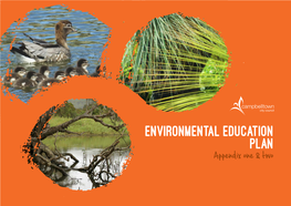 ENVIRONMENTAL EDUCATION Plan Appendix One & Two