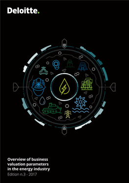 Overview of Business Valuation Parameters in the Energy