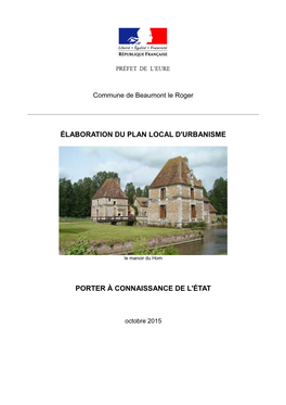 Beaumont Le Roger PLU 2014