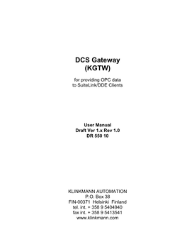 DCS Gateway (KGTW)