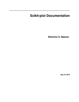 Scikit-Plot Documentation