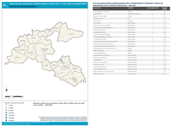 Carte Des Associations Sportives Subventionnées Par Le