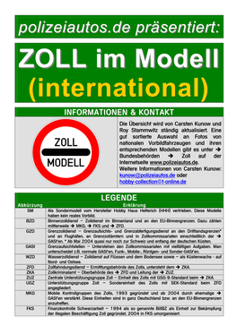 ZOLL Im Modell