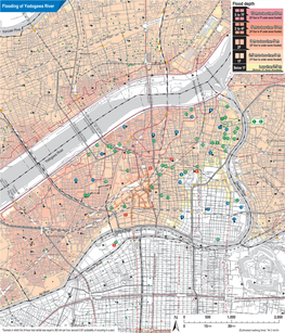 Flood Depth Flooding of Yodogawa River