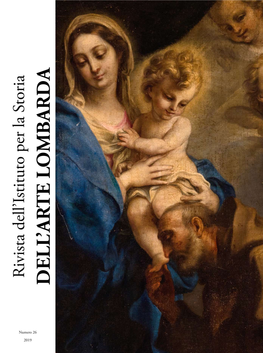 Rivista Dell'istituto Per La Storia DELL'arte LOMBARDA