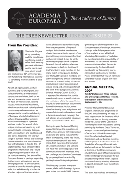 THE TREE NEWSLETTER June 2007 Issue 23