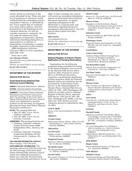 Federal Register/Vol. 68, No. 92/Tuesday, May 13, 2003/Notices