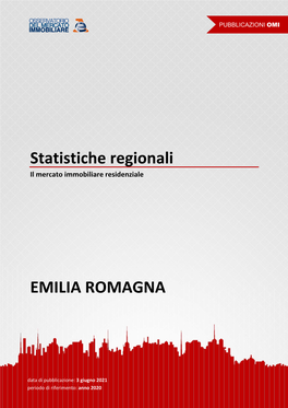 Statistiche Regionali Emilia Romagna 2021