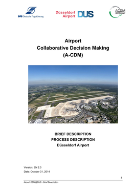 Airport Collaborative Decision Making (A-CDM)