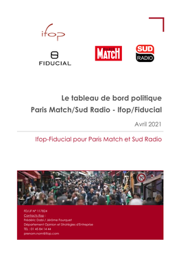 Le Tableau De Bord Politique Paris Match/Sud Radio - Ifop/Fiducial