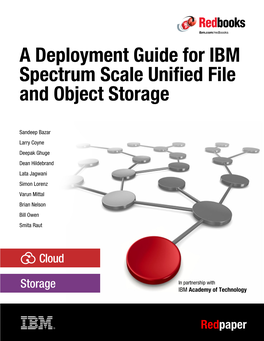 A Deployment Guide for IBM Spectrum Scale Unified File and Object Storage