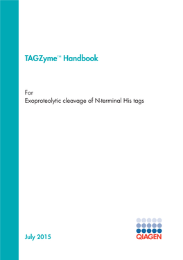 Tagzyme™ Handbook