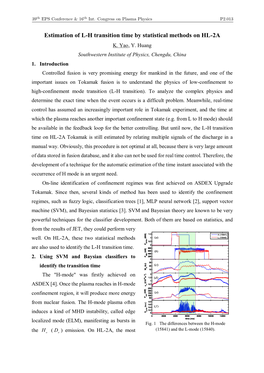 Estimation of L-H Transition Time by Statistical Methods on HL-2A