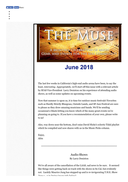 The Muse Publication Team Contributing Editor: David Hicks Contributing Editor: Larry Deniston Editor in Chief: Alón Sagee