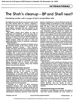 The Shah's Clean-Up – BP and Shell Next?