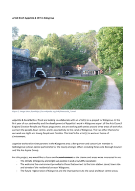 Artist Brief: Appetite & CRT in Kidsgrove Appetite & Canal & River