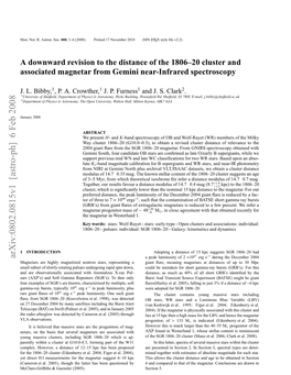 A Downward Revision to the Distance of the 1806-20 Cluster And
