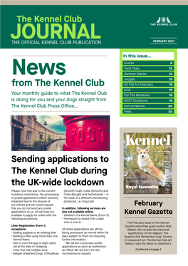 February 2021 the Official Kennel Club Publication