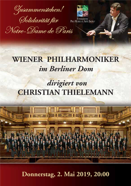 WIENER PHILHARMONIKER Im Berliner Dom Dirigiert Von CHRISTIAN THIELEMANN