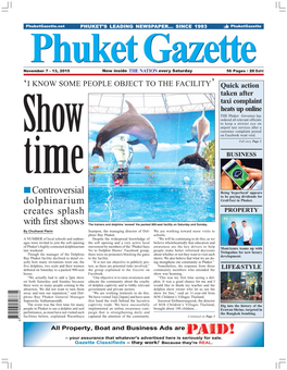 Controversial Dolphinarium Creates Splash with First Shows