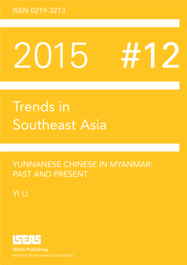 Yunnanese Chinese in Myanmar: Past and Present