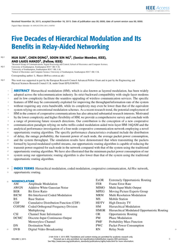 Five Decades of Hierarchical Modulation and Its Benefits in Relay-Aided Networking