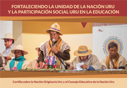 Cartilla Sobre La Nación Originaria Uru Y El Consejo Educativo De La Nación Uru FUNPROEIB Andes