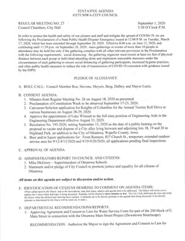 1. Approving Agreement and Consent to Lien for Water Service Costs for Part of the 200 Block of E